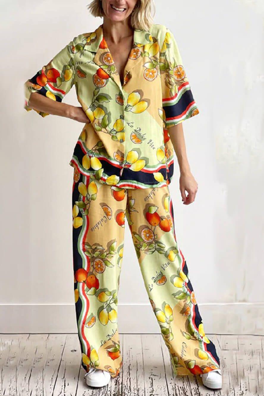 Lemon Print Set