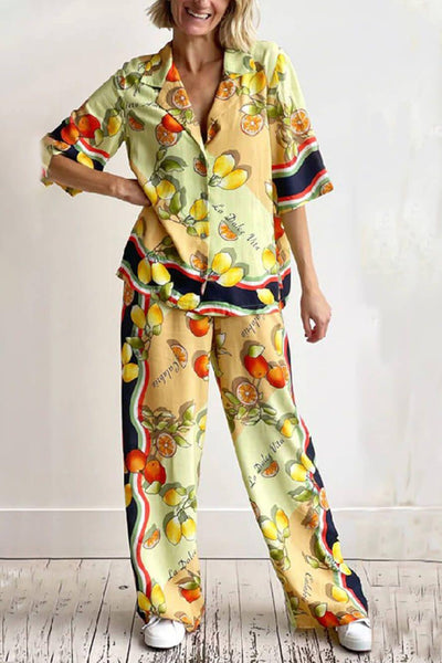 Lemon Print Set