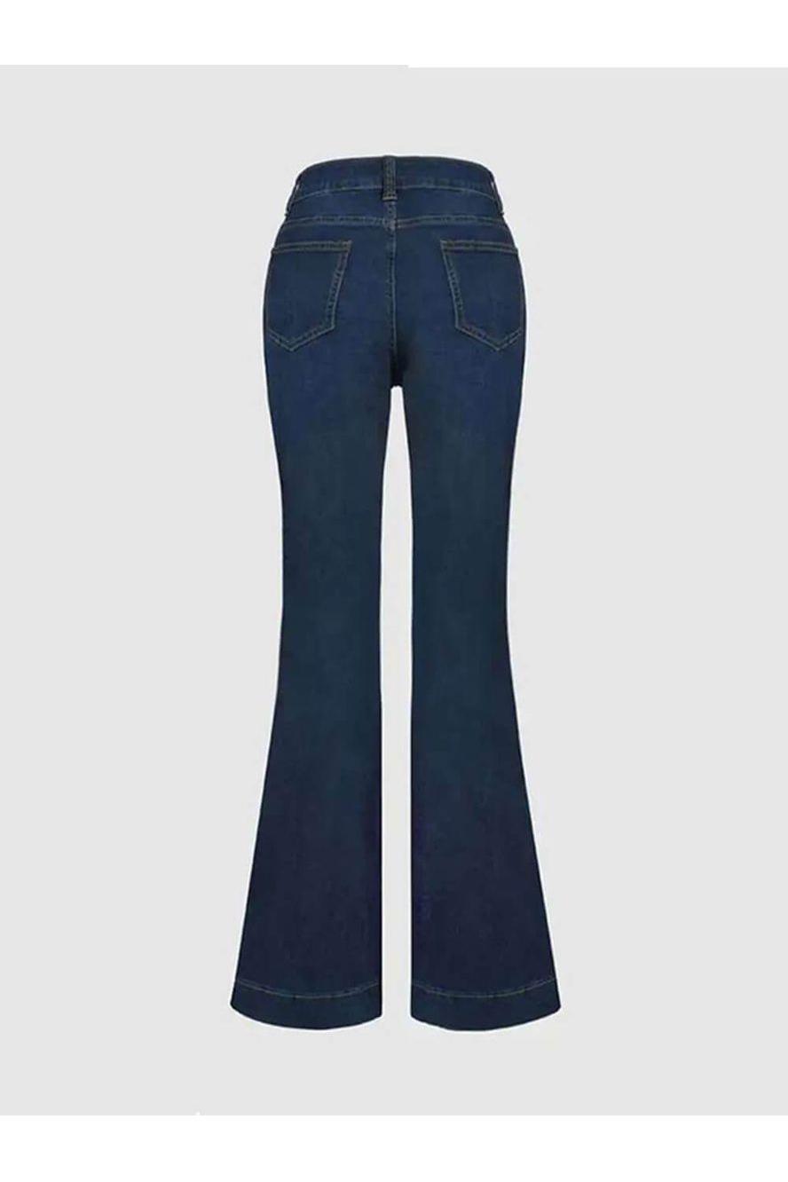Patchwork Flared Jeans