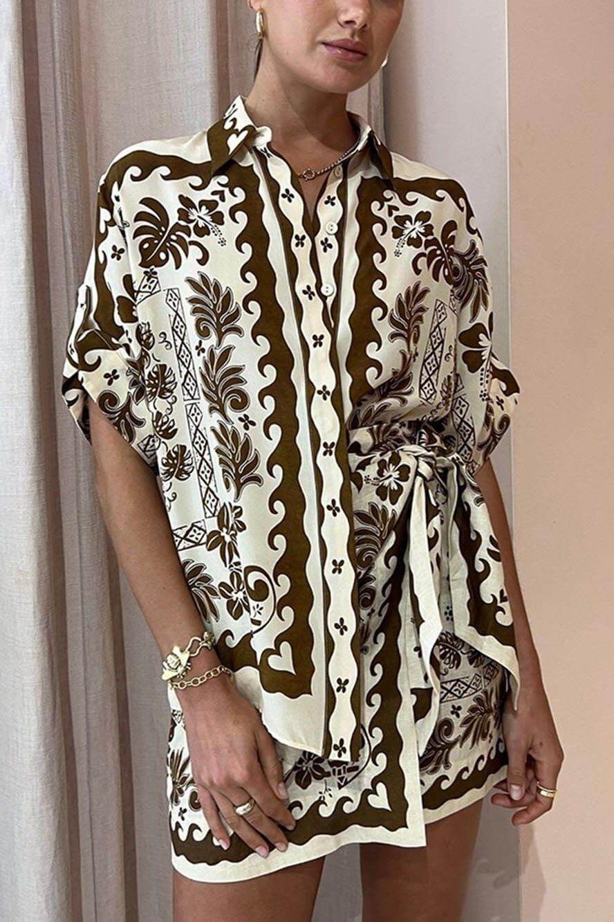 Vintage Breeze Shirt Dress