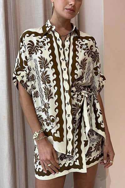Vintage Breeze Shirt Dress