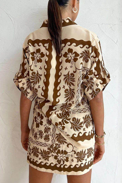 Vintage Breeze Shirt Dress