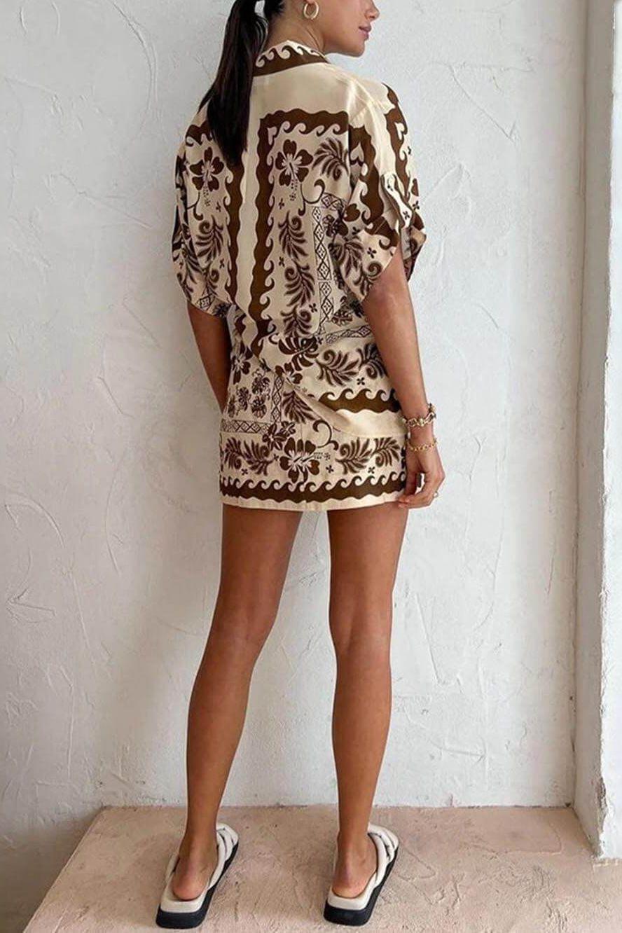 Vintage Breeze Shirt Dress