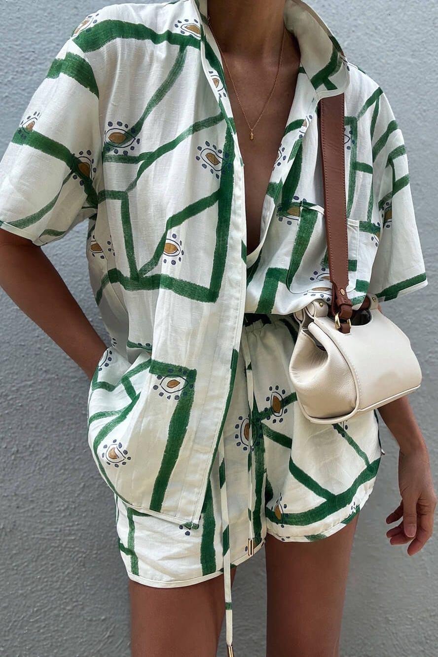 Geo Luxe Co-Ord Set