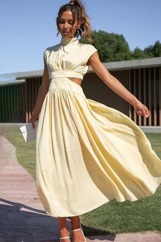 Cut-Out Maxi Dress