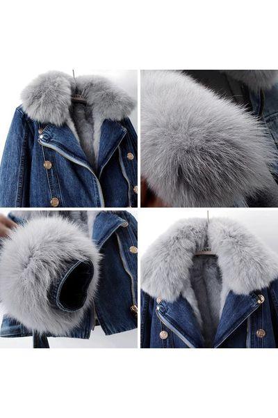 Arctic Edge Denim Jacket