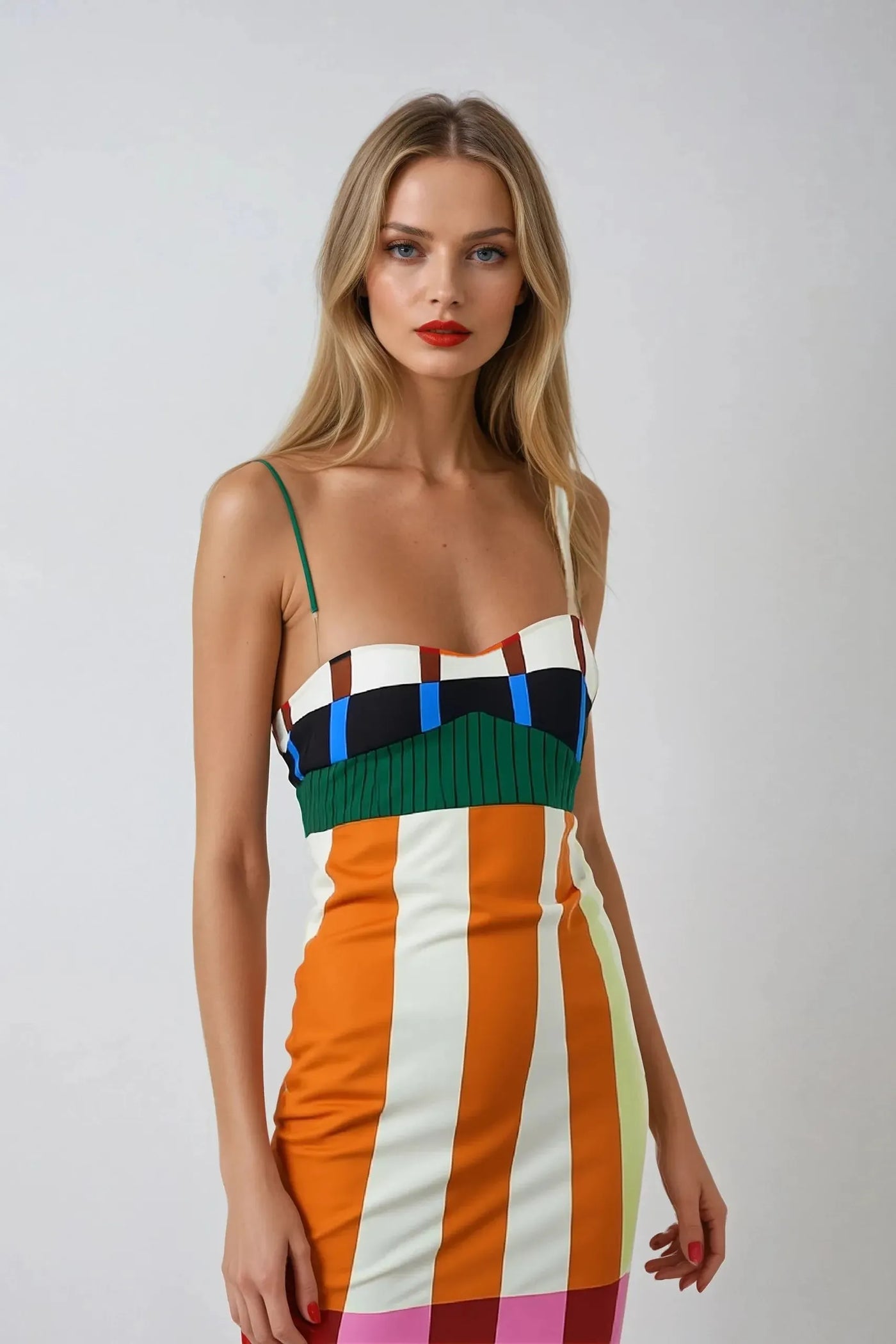Strappy Midi Dress