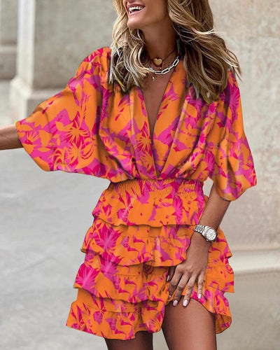 Ruffle Mini Dress