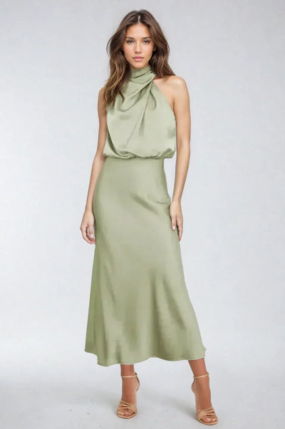 Horizon Halter Dress