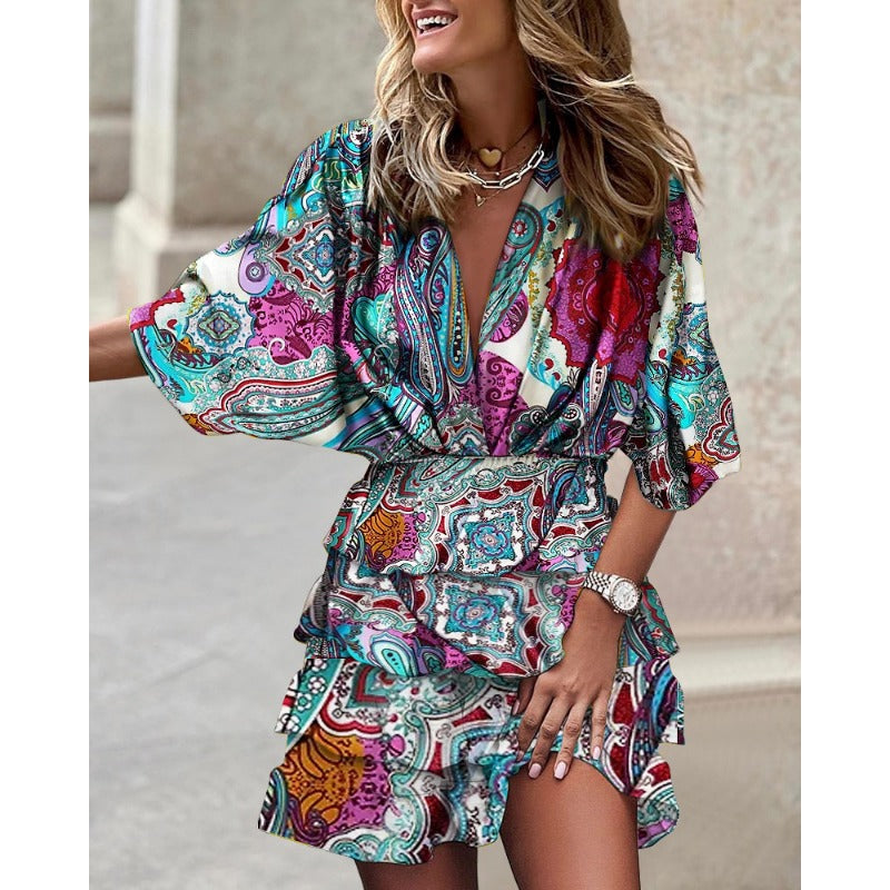 Ruffle Mini Dress