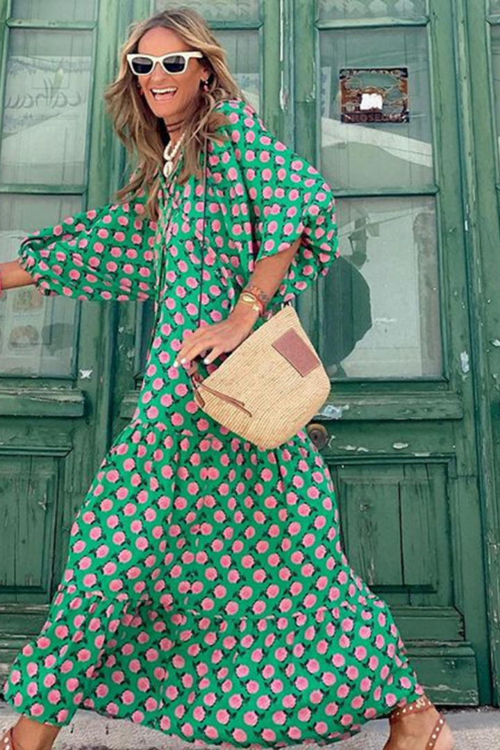 Flowy Boho Maxi Dress