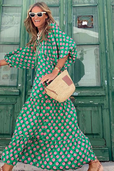 Flowy Boho Maxi Dress