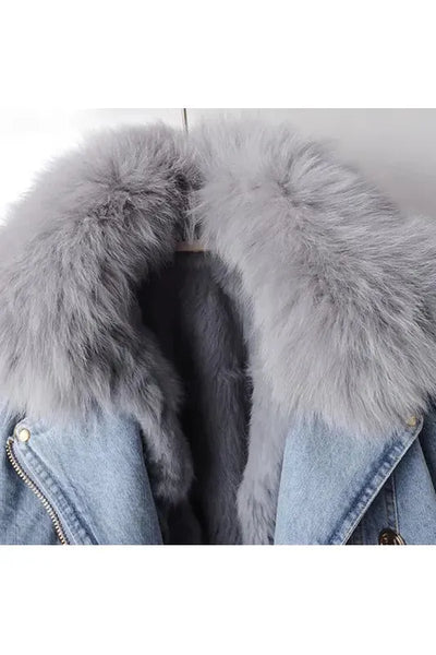 Arctic Edge Denim Jacket