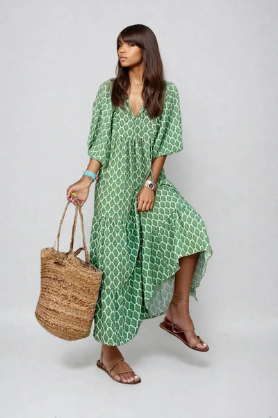 Flowy Boho Maxi Dress