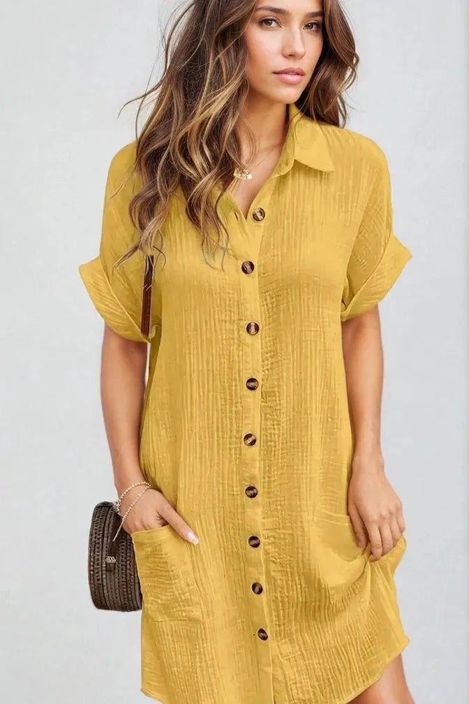 Relaxed Shirt Dress