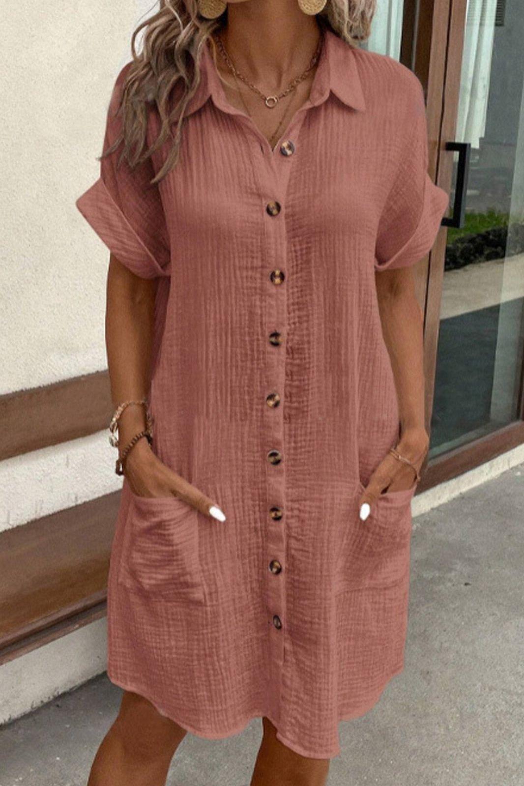 Relaxed Shirt Dress