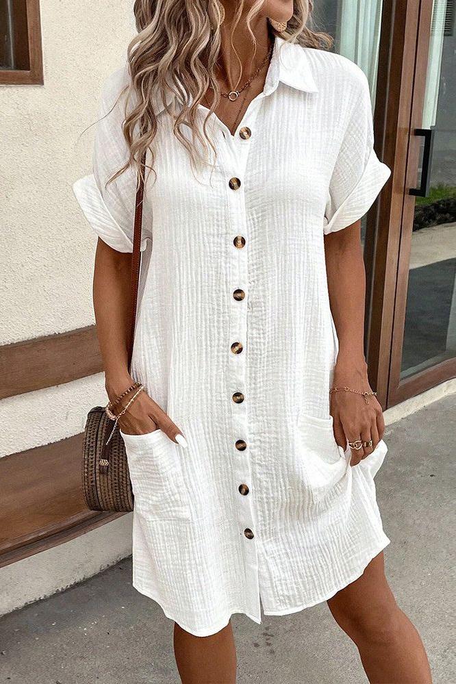 Relaxed Shirt Dress