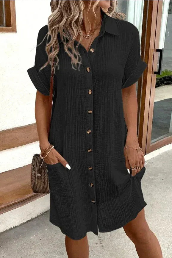 Relaxed Shirt Dress