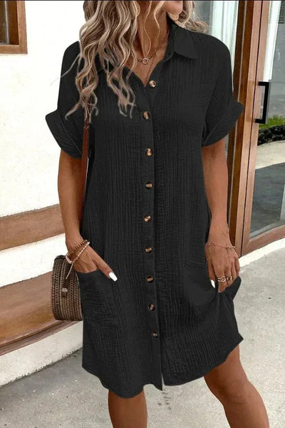Relaxed Shirt Dress