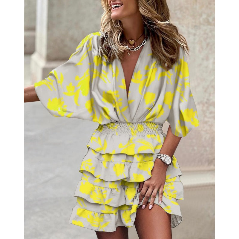 Ruffle Mini Dress