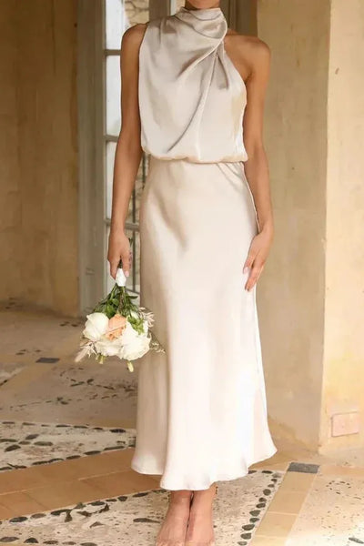 Horizon Halter Dress