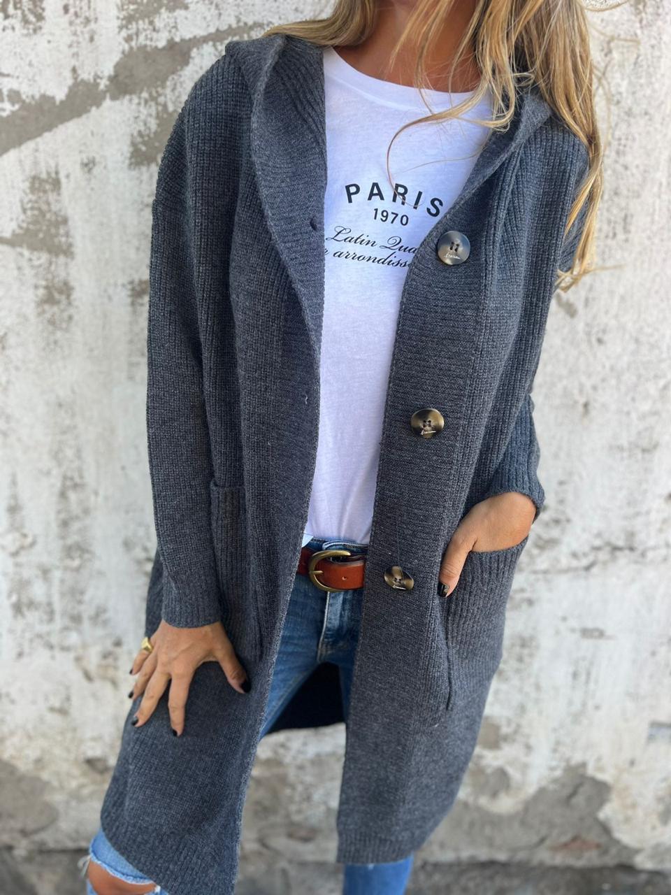 Longline Knit Cardigan