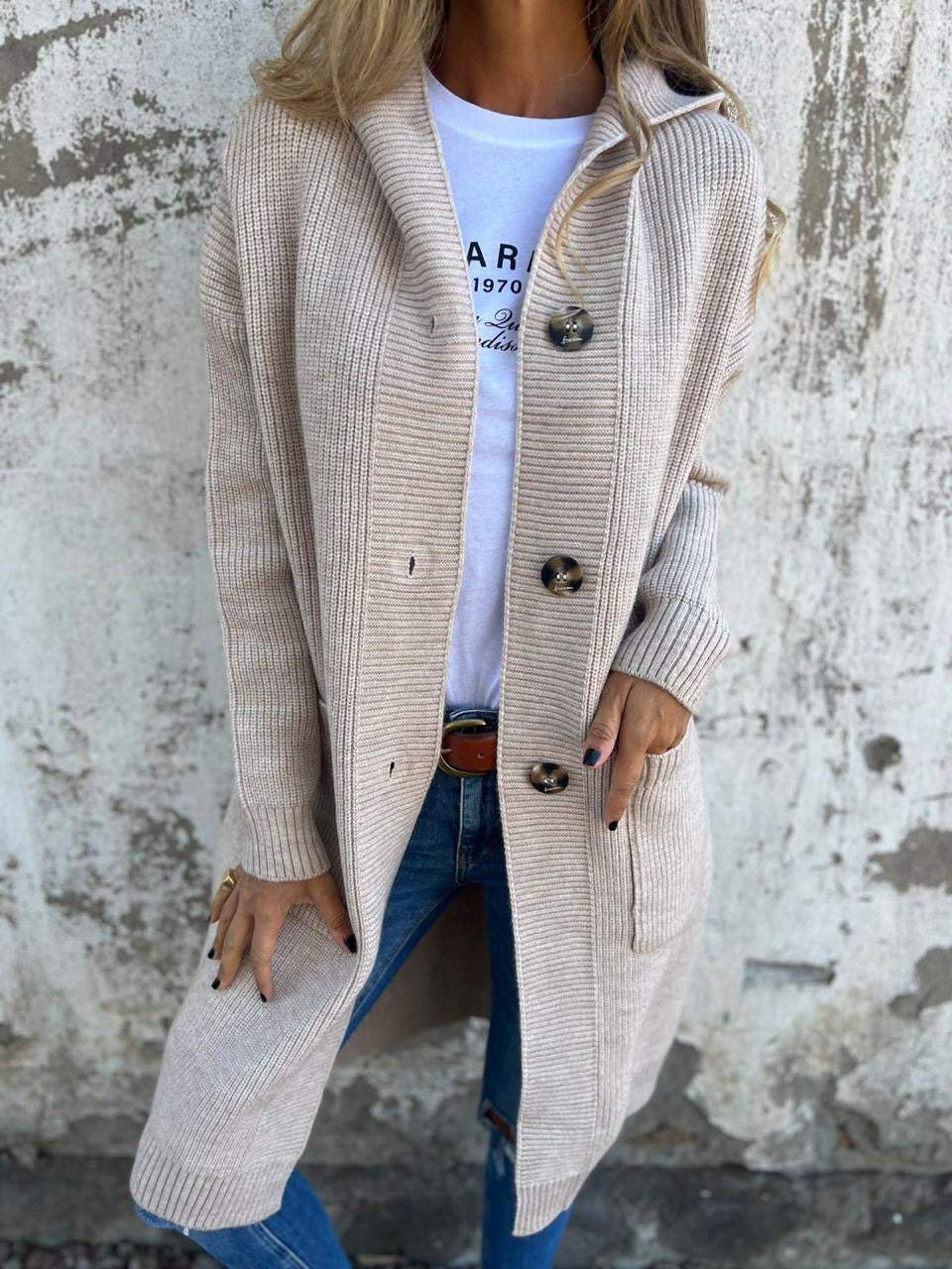 Longline Knit Cardigan