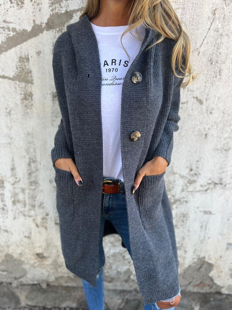 Longline Knit Cardigan