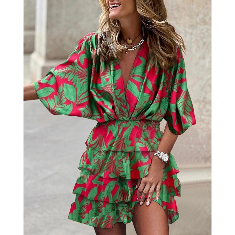 Ruffle Mini Dress